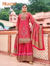 Noor Vol 1 By Banwery Crepe Silk Online Kurti With Bottom Dupatta Wholesale